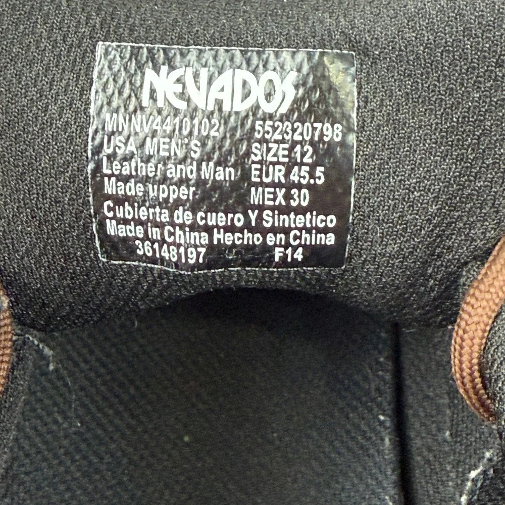 Nevados Men's 12 Brown Suede Leather Rugged Oxford Hiking Trail Shoes